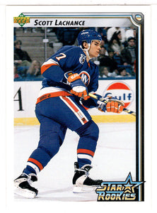 Scott Lachance - New York Islanders (NHL Hockey Card) 1992-93 Upper Deck # 409 Mint