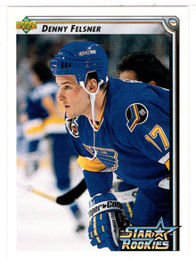 Denny Felsner RC - St. Louis Blues (NHL Hockey Card) 1992-93 Upper Deck # 413 Mint