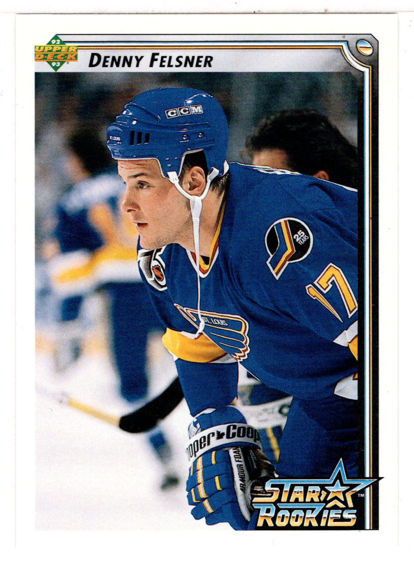 Denny Felsner RC - St. Louis Blues (NHL Hockey Card) 1992-93 Upper Deck # 413 Mint