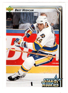 Bret Hedican RC - St. Louis Blues (NHL Hockey Card) 1992-93 Upper Deck # 414 Mint