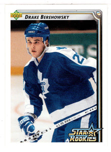 Drake Berehowsky - Toronto Maple Leafs (NHL Hockey Card) 1992-93 Upper Deck # 415 Mint