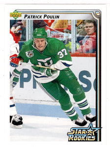 Patrick Poulin - Hartford Whalers (NHL Hockey Card) 1992-93 Upper Deck # 416 Mint