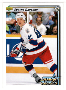 Evgeny Davydov - Winnipeg Jets (NHL Hockey Card) 1992-93 Upper Deck # 420 Mint