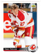 Tomas Forslund - Calgary Flames (NHL Hockey Card) 1992-93 Upper Deck # 429 Mint