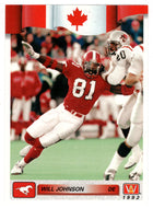 Will Johnson - Calgary Stampeders (CFL Football Card) 1992 All World # 13 Mint