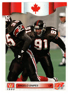 Angelo Snipes - Ottawa Rough Riders (CFL Football Card) 1992 All World # 33 Mint
