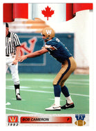 Bob Cameron - Winnipeg Blue Bombers (CFL Football Card) 1992 All World # 44 Mint