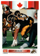 Scott Douglas - Hamilton Tiger-Cats (CFL Football Card) 1992 All World # 83 Mint