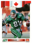 Ray Elgaard - Saskatchewan Roughriders (CFL Football Card) 1992 All World # 84 Mint