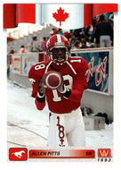Allen Pitts - Calgary Stampeders (CFL Football Card) 1992 All World # 174 Mint