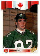 Ray Bernard - Saskatchewan Roughriders - Draft Picks (CFL Football Card) 1992 All World # 176 Mint