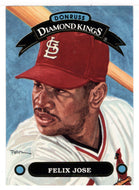 Felix Jose - St. Louis Cardinals (MLB Baseball Card) 1992 Donruss Diamond Kings # DK-13 Mint