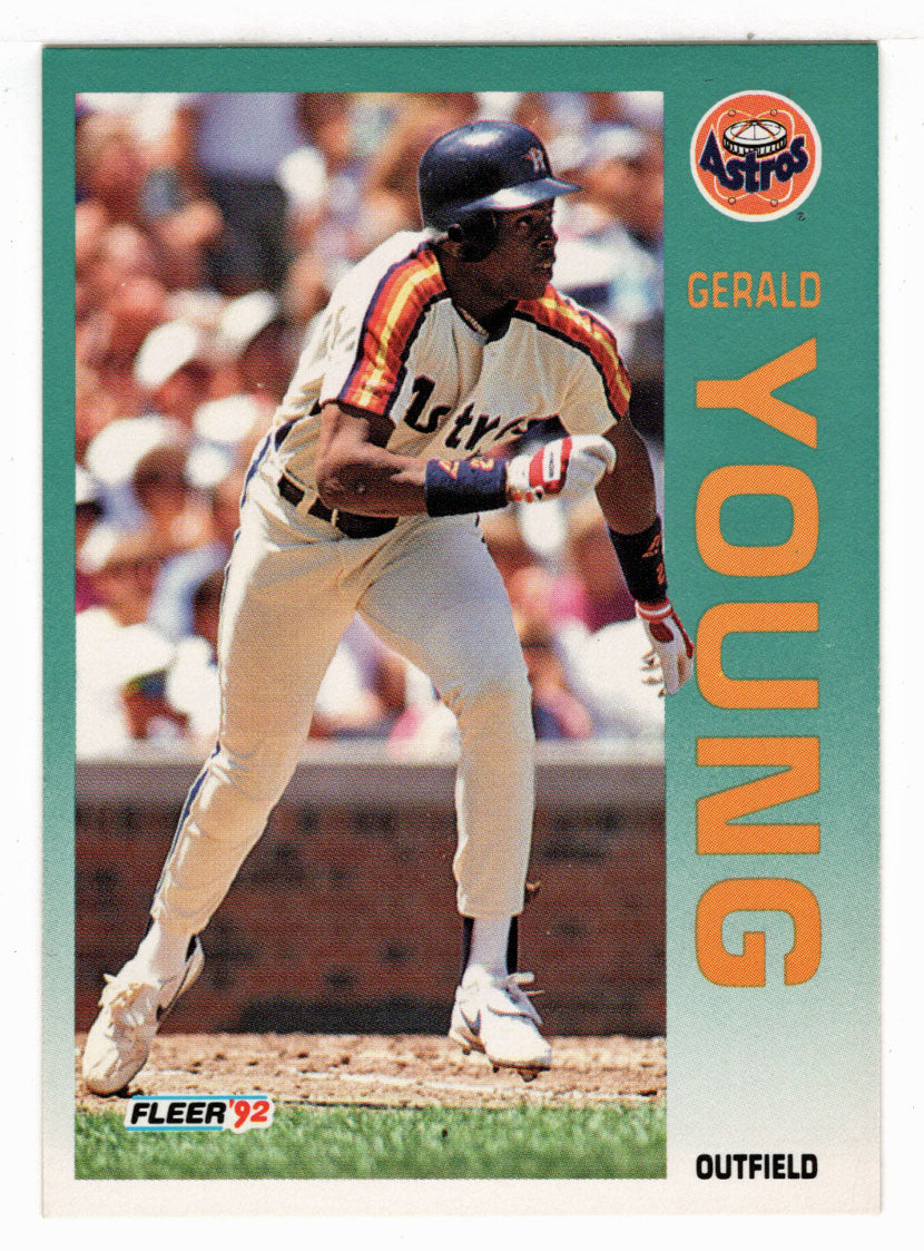 Gerald Young - Houston Astros (MLB Baseball Card) 1992 Fleer # 446