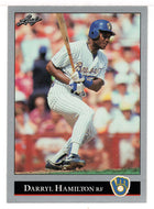 Darryl Hamilton - Milwaukee Brewers (MLB Baseball Card) 1992 Leaf # 12 Mint