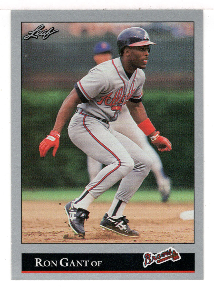 Ron Gant - Atlanta Braves (MLB Baseball Card) 1992 Leaf # 15 Mint