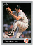 Steve Farr - New York Yankees (MLB Baseball Card) 1992 Leaf # 20 Mint