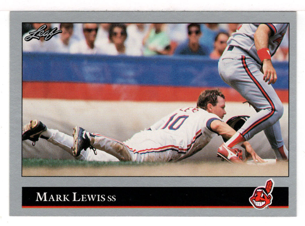 Mark Lewis - Cleveland Indians (MLB Baseball Card) 1992 Leaf # 49 Mint