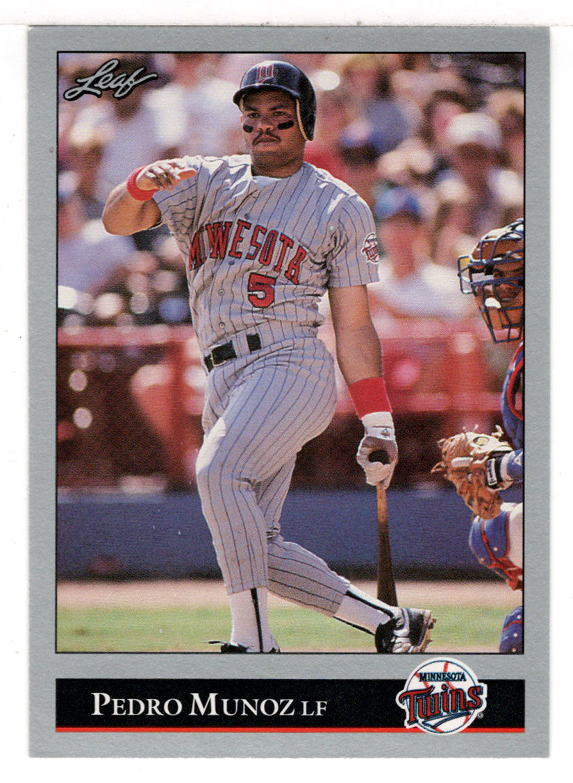 Pedro Munoz - Minnesota Twins (MLB Baseball Card) 1992 Leaf # 53 Mint
