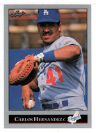 Carlos Hernandez - Los Angeles Dodgers (MLB Baseball Card) 1992 Leaf # 54 Mint
