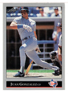 Juan Gonzalez - Texas Rangers (MLB Baseball Card) 1992 Leaf # 62 Mint