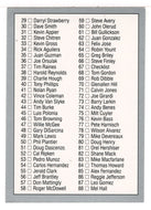 Checklist # 1 (MLB Baseball Card) 1992 Leaf # 67 Mint