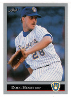 Doug Henry RC - Milwaukee Brewers (MLB Baseball Card) 1992 Leaf # 80 Mint