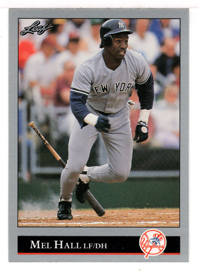Mel Hall - New York Yankees (MLB Baseball Card) 1992 Leaf # 88 Mint