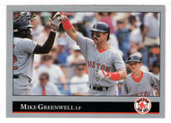 Mike Greenwell - Boston Red Sox (MLB Baseball Card) 1992 Leaf # 89 Mint