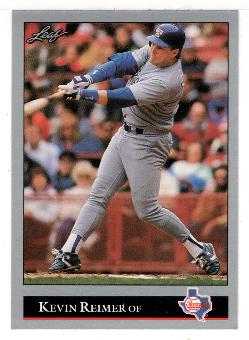 Kevin Reimer - Texas Rangers (MLB Baseball Card) 1992 Leaf # 93 Mint