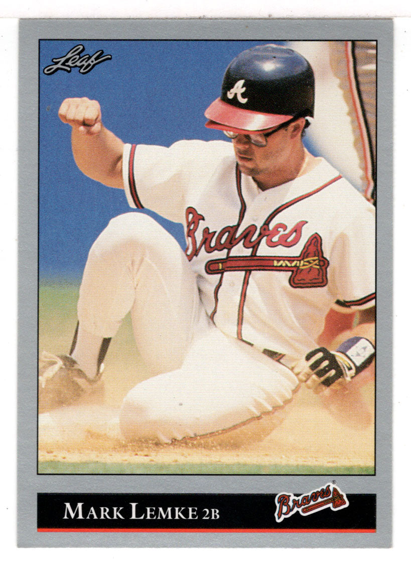 Mark Lemke - Atlanta Braves (MLB Baseball Card) 1992 Leaf # 94 Mint
