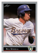 Bill Spiers - Milwaukee Brewers (MLB Baseball Card) 1992 Leaf # 106 Mint