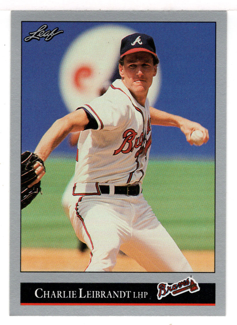 Charlie Leibrandt - Atlanta Braves (MLB Baseball Card) 1992 Leaf # 113 Mint