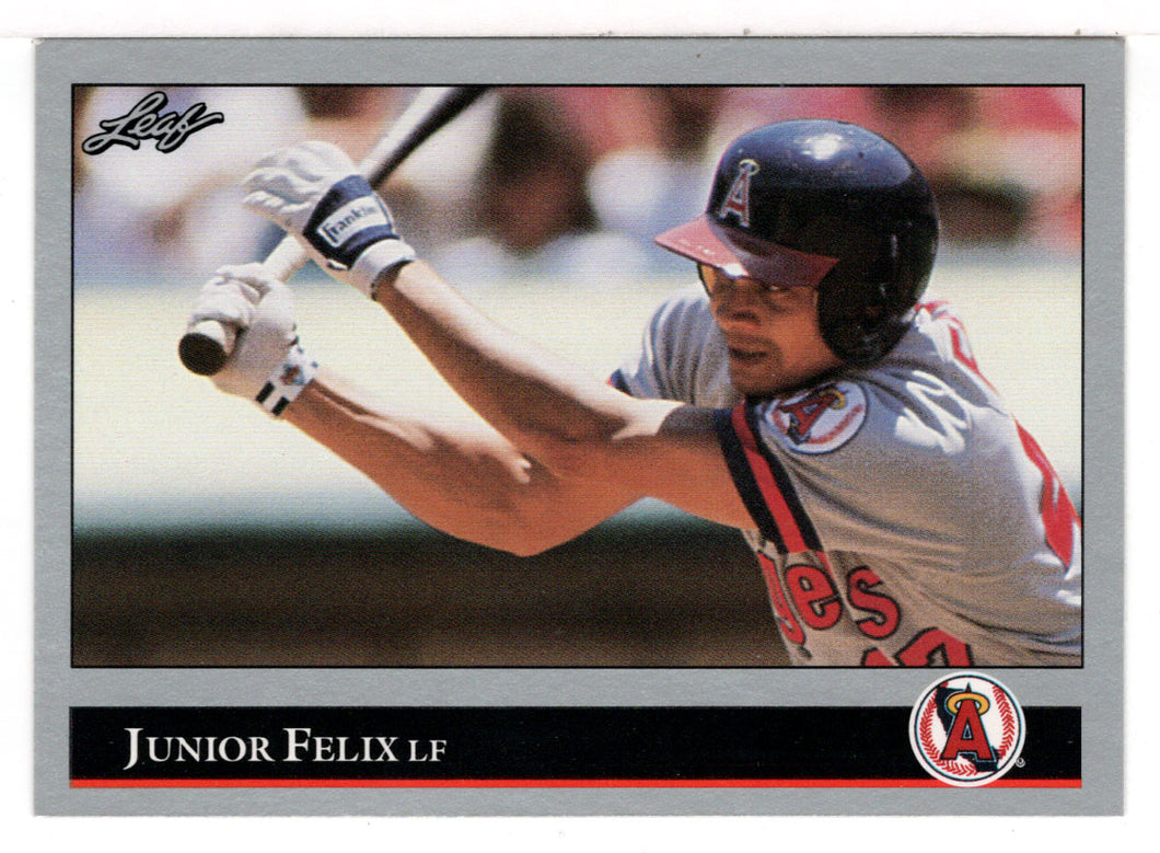 Junior Felix - California Angels (MLB Baseball Card) 1992 Leaf # 118 Mint
