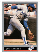 Juan Samuel - Los Angeles Dodgers (MLB Baseball Card) 1992 Leaf # 125 Mint