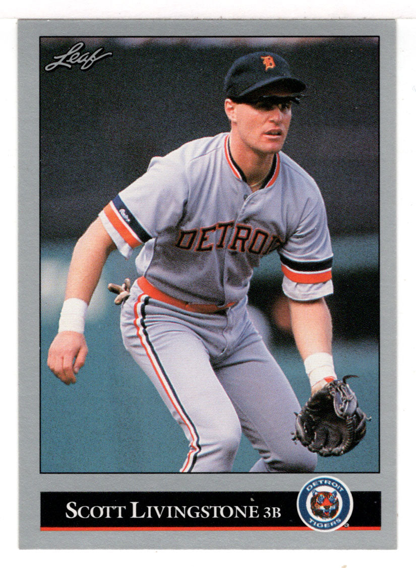 Scott Livingstone - Detroit Tigers (MLB Baseball Card) 1992 Leaf # 127 Mint