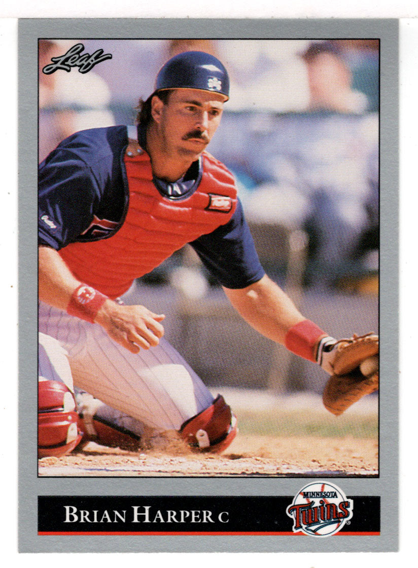 Brian Harper - Minnesota Twins (MLB Baseball Card) 1992 Leaf # 131 Mint