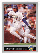 Dante Bichette - Milwaukee Brewers (MLB Baseball Card) 1992 Leaf # 134 Mint