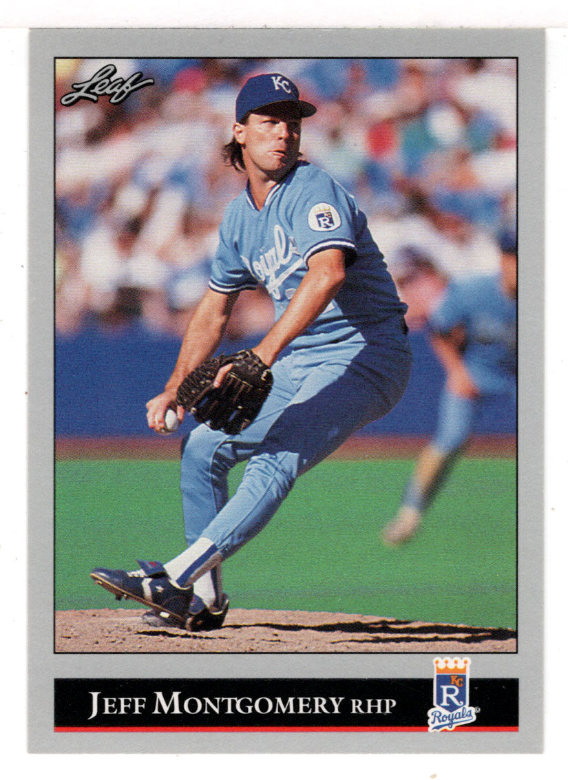 Jeff Montgomery - Kansas City Royals (MLB Baseball Card) 1992 Leaf # 136 Mint