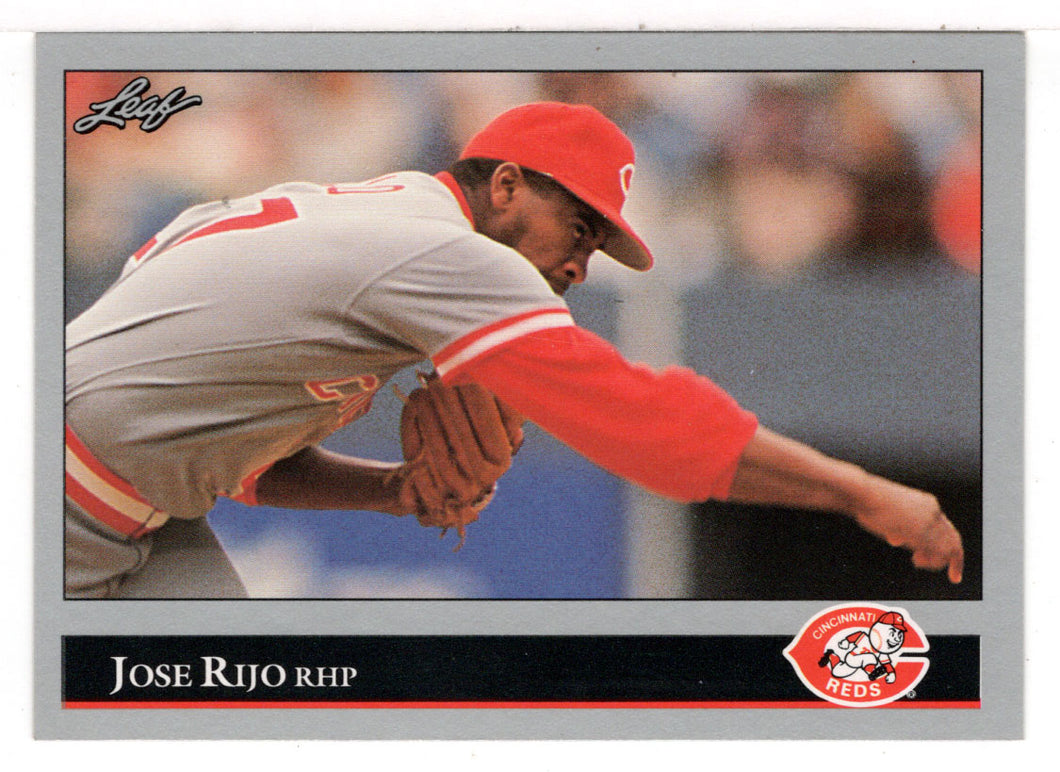 Jose Rijo - Cincinnati Reds (MLB Baseball Card) 1992 Leaf # 139 Mint