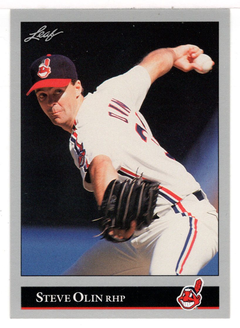 Steve Olin - Cleveland Indians (MLB Baseball Card) 1992 Leaf # 141 Mint