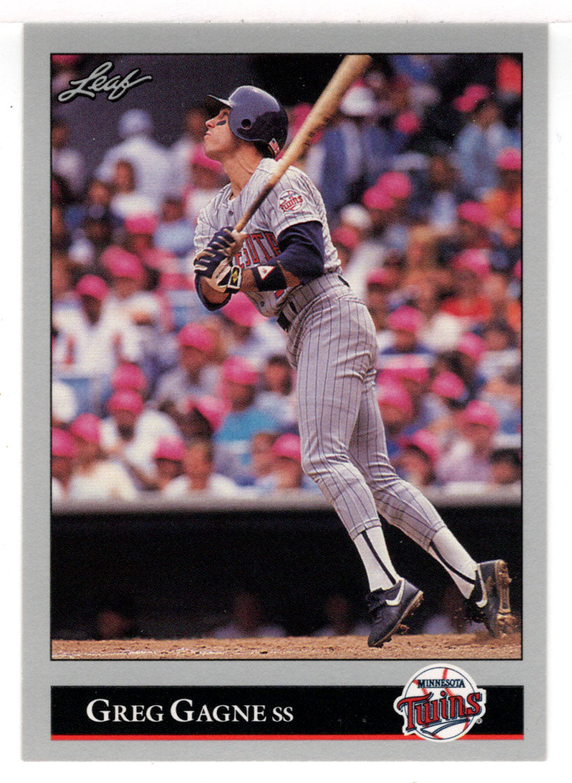 Greg Gagne - Minnesota Twins (MLB Baseball Card) 1992 Leaf # 146 Mint