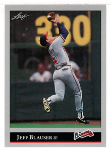 Jeff Blauser - Atlanta Braves (MLB Baseball Card) 1992 Leaf # 147 Mint