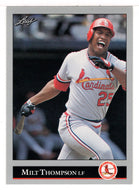Milt Thompson - St. Louis Cardinals (MLB Baseball Card) 1992 Leaf # 150 Mint