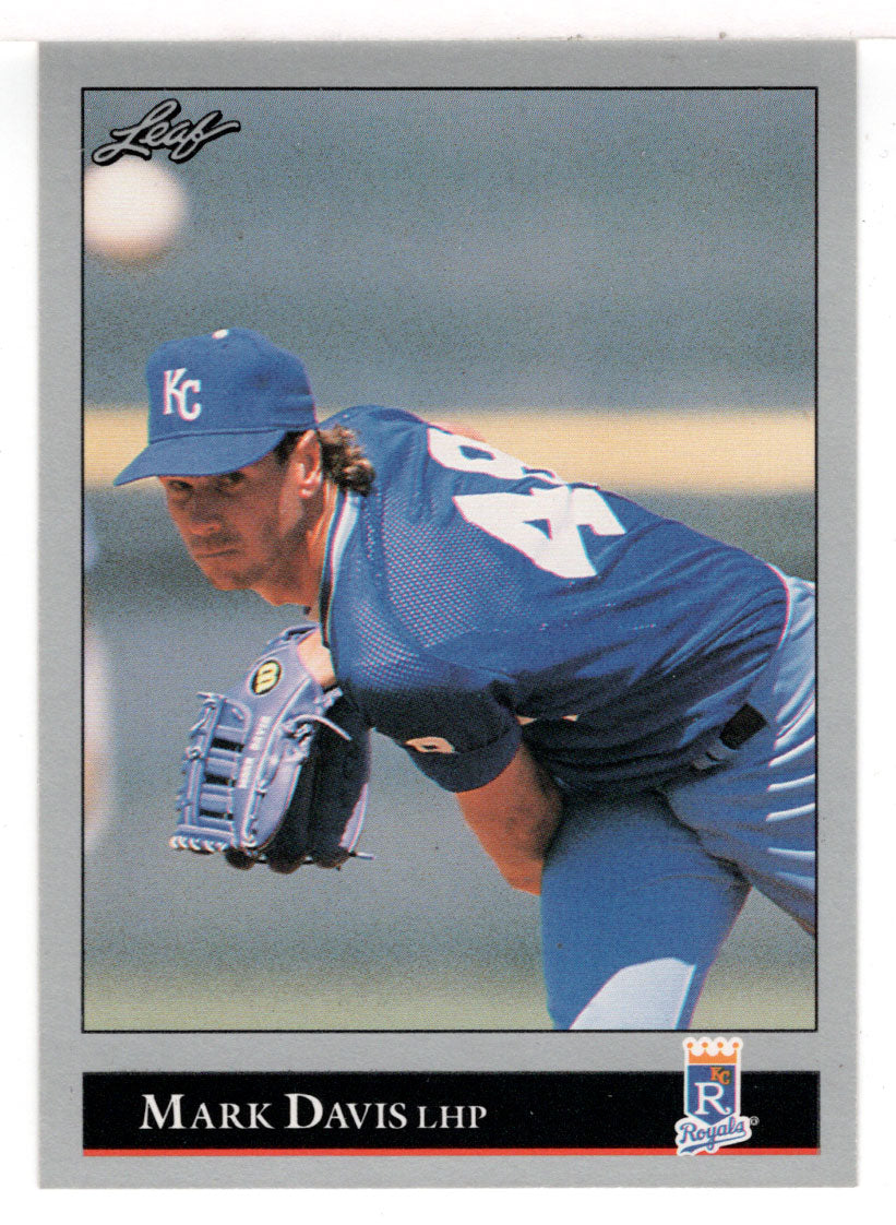 Mark Davis - Kansas City Royals (MLB Baseball Card) 1992 Leaf # 163 Mint