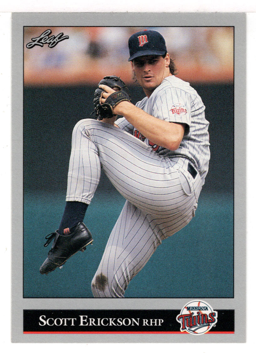 Scott Erickson - Minnesota Twins (MLB Baseball Card) 1992 Leaf # 166 Mint