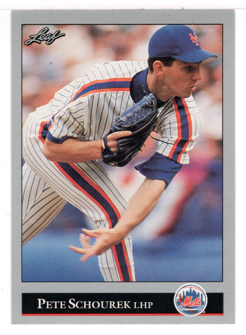 Pete Schourek - New York Mets (MLB Baseball Card) 1992 Leaf # 176 Mint