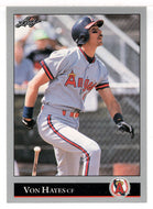 Von Hayes - California Angels (MLB Baseball Card) 1992 Leaf # 177 Mint