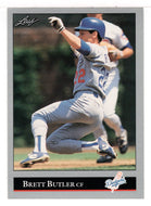 Brett Butler - Los Angeles Dodgers (MLB Baseball Card) 1992 Leaf # 186 Mint