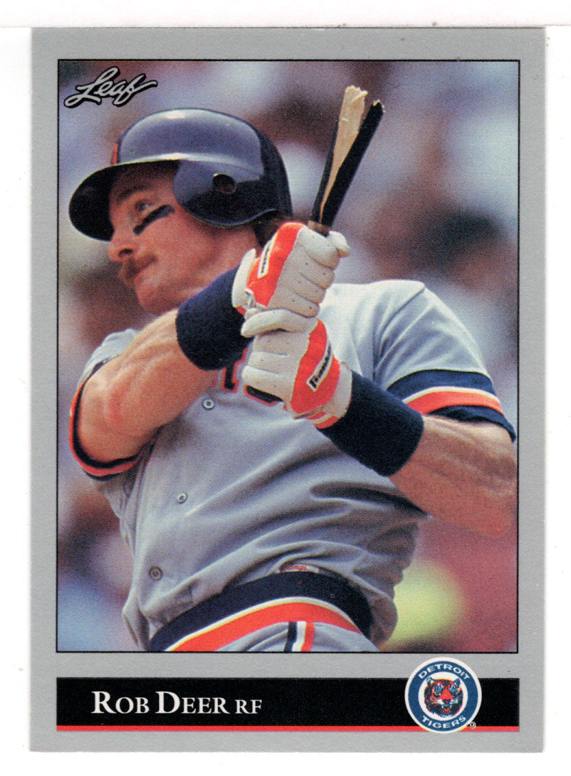 Rob Deer - Detroit Tigers (MLB Baseball Card) 1992 Leaf # 193 Mint