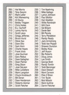 Checklist # 3 (MLB Baseball Card) 1992 Leaf # 199 Mint